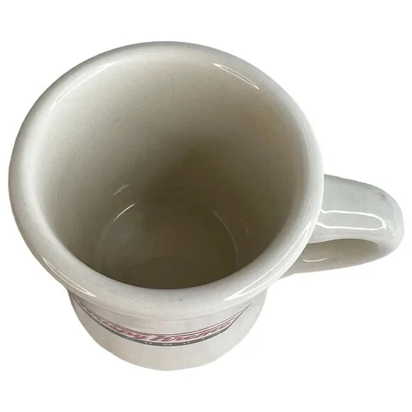 2010 Krispy Kreme Doughnut Logo Mug Retro Diner Style Ceramic Coffee Advertising - Picture 7 of 8